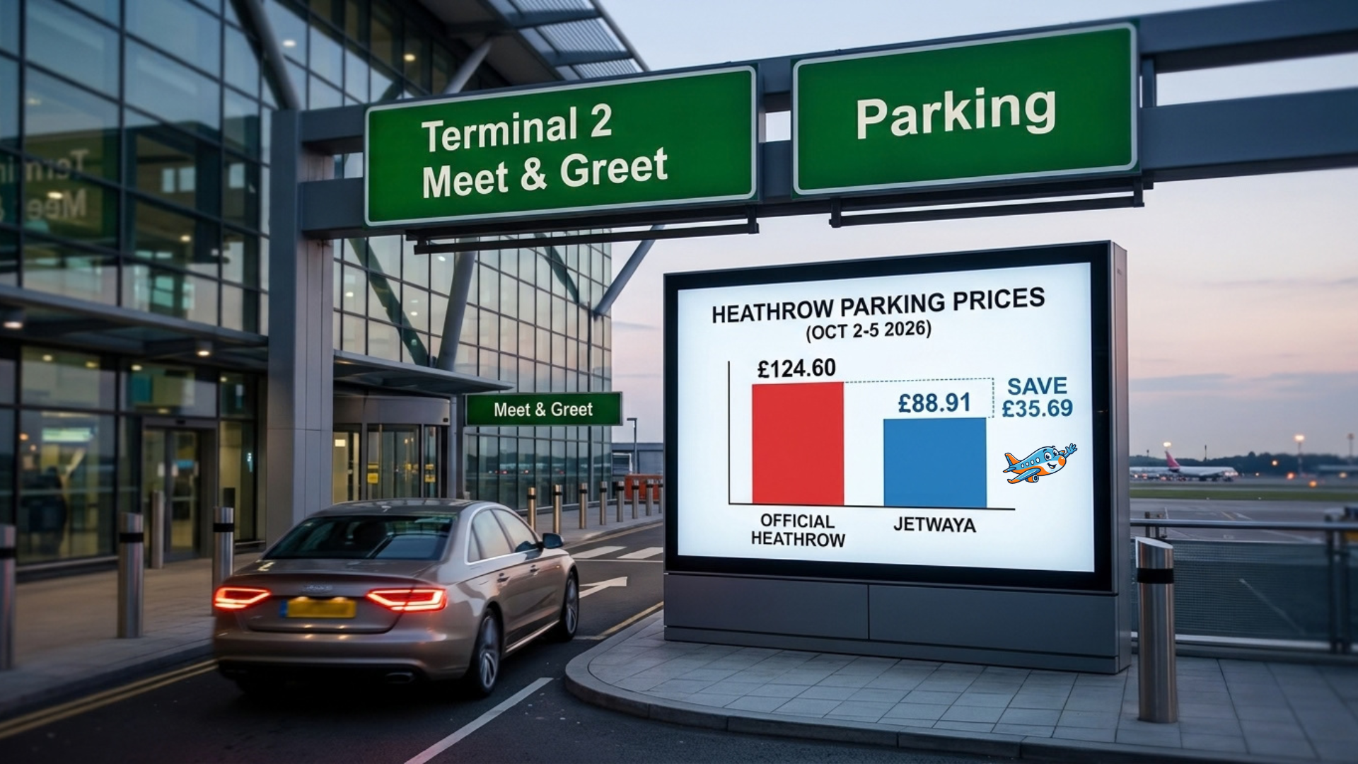 Heathrow Terminal 2 Parking Price Comparison