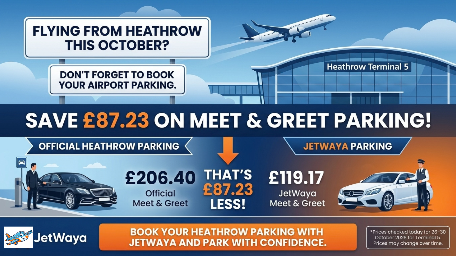 Save Big on Heathrow Airport Parking This October